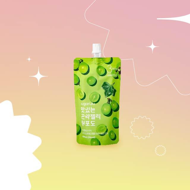 蒟蒻果凍飲-青葡萄風味