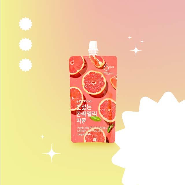 蒟蒻果凍飲-葡萄柚風味