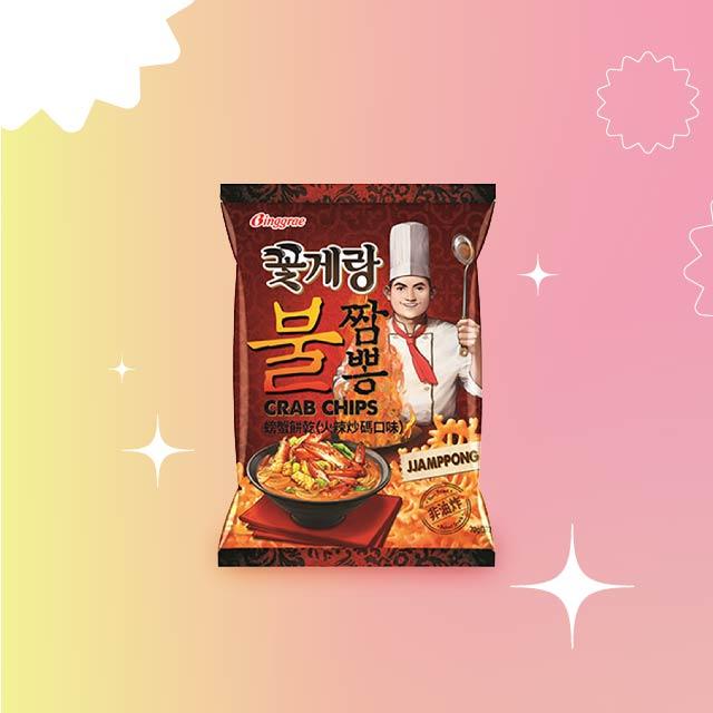 螃蟹餅乾 火辣炒碼