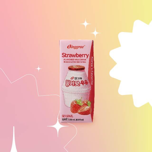 BINGGRAE 草莓牛奶