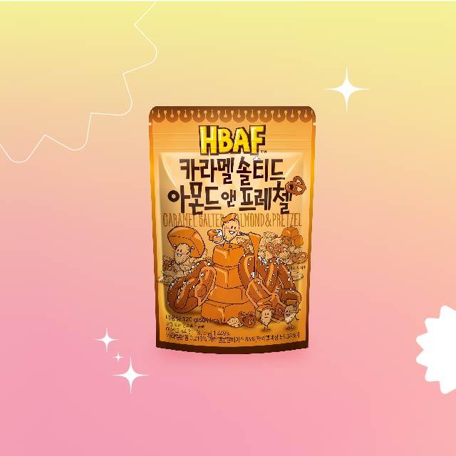 韓國HBAF焦糖杏仁果與蝴蝶餅