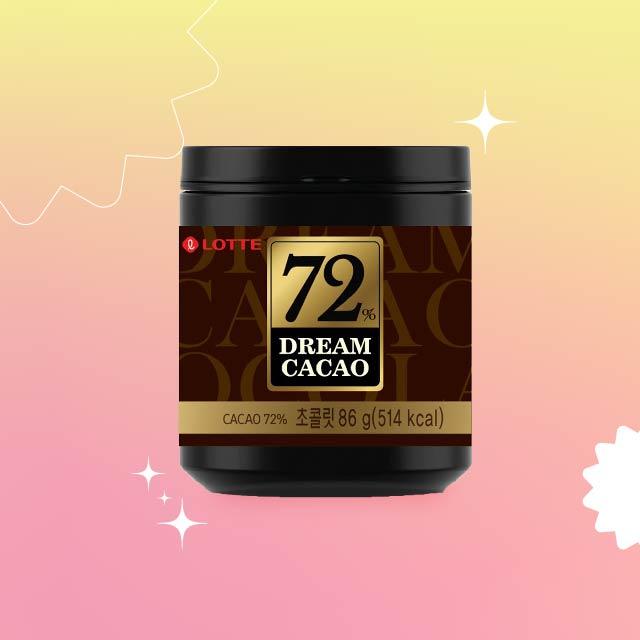韓國樂天骰子巧克力72%