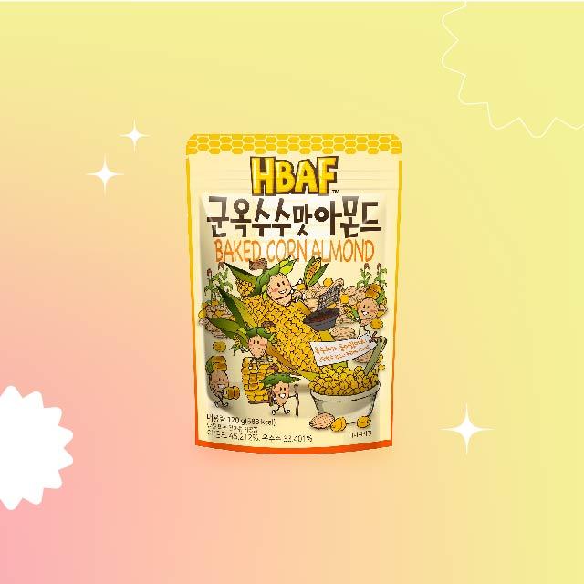 韓國HBAF 杏仁果與烤玉米