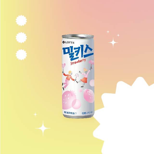 Milkis優格風味碳酸飲(草莓風味)
