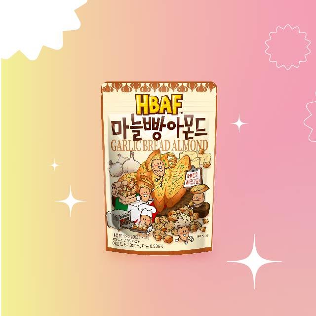 韓國 HBAF 杏仁果與大蒜麵包