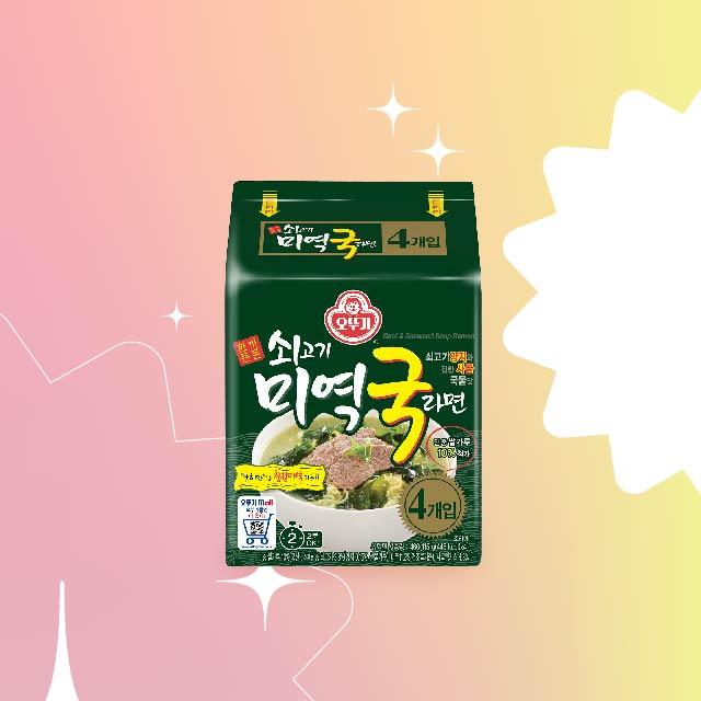 韓國不倒翁牛肉風味海帶湯拉麵