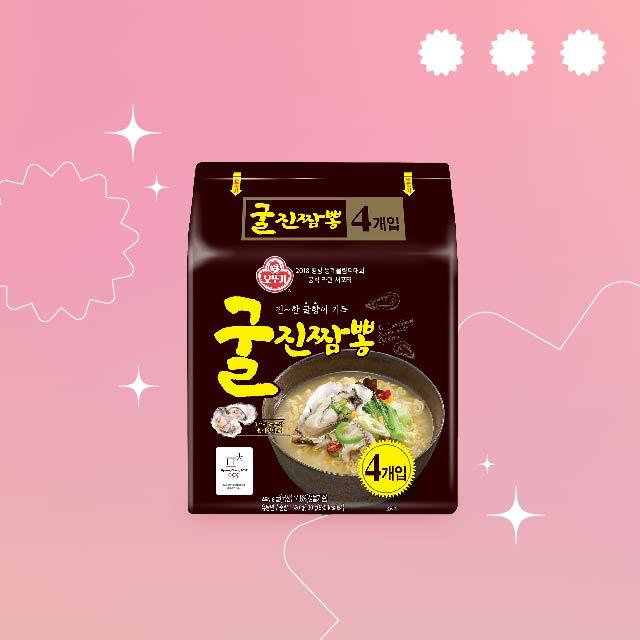 韓國不倒翁OTTOGI 生蠔海鮮風味拉麵蛤仔麵牡蠣麵