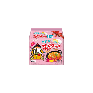 三養火辣雞肉風味鐵板炒麵-奶油白醬風味(袋裝)