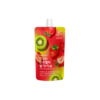 蒟蒻果凍飲-草莓奇異果風味