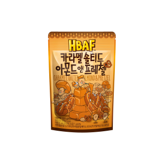 HBAF焦糖杏仁果與蝴蝶餅120g